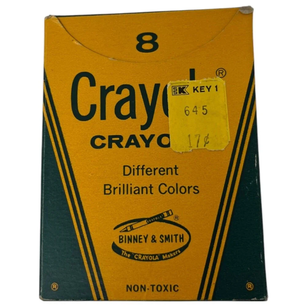 Crayola Crayons Vintage 8 Count and 16 Count Boxes Binney & Smith USA Art